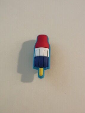 10 for $10 Jibbitz Croc Charm - Rocket Pops Red White & Blue Popsicle 5